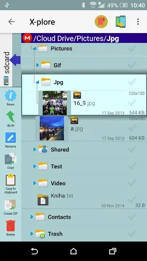 Скриншот 8 — X-plore File Manager