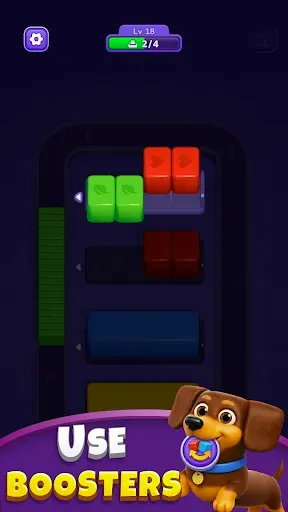 Скриншот 4 — Color Sort Loop: Card & Cube