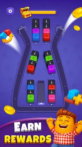 Скриншот 6 — Color Sort Loop: Card & Cube