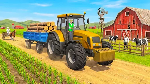 Скриншот 2 — Cargo Tractor Farmer Game