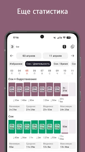 Скриншот 5 — Дневник малыша: сон