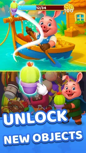 Скриншот 6 — Match Piggy 3D