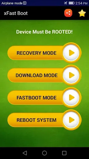 Скриншот 1 — Reboot into Recovery - xFast