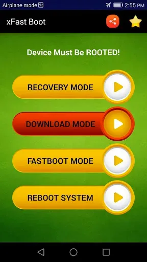 Скриншот 4 — Reboot into Recovery - xFast