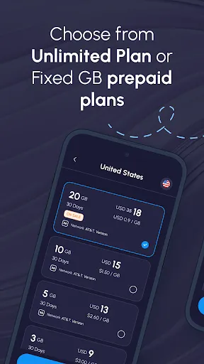 Скриншот 2 — Nomad eSIM: Prepaid Data Plan