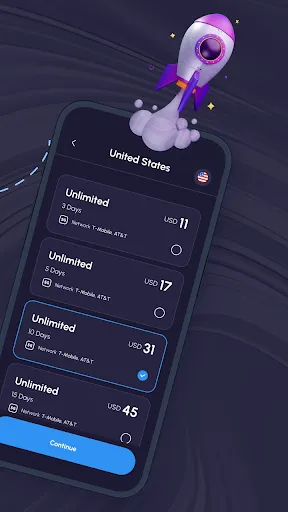Скриншот 3 — Nomad eSIM: Prepaid Data Plan