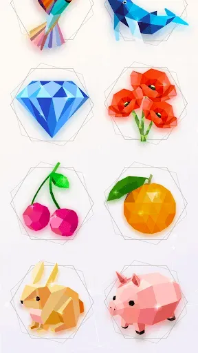 Скриншот 1 — Love Poly: Игра Пазл