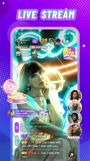 Скриншот 2 — Vone: Live, Video Party & Fun