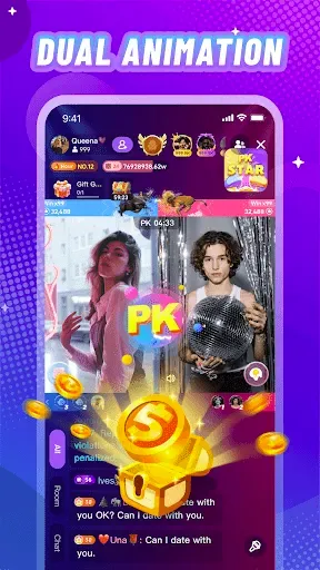 Скриншот 5 — Vone: Live, Video Party & Fun