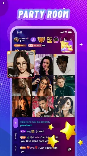 Скриншот 8 — Vone: Live, Video Party & Fun