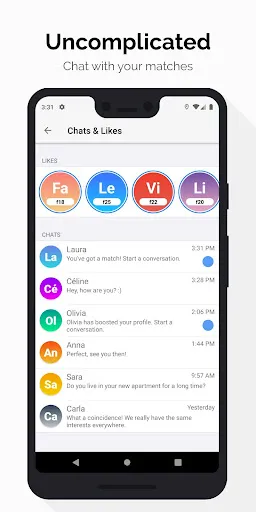 Скриншот 3 — Lovetastic: Pictureless Dating