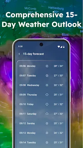 Скриншот 3 — Weather App-Radar & Alerts