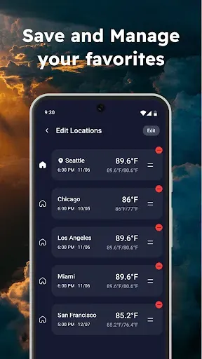 Скриншот 5 — Weather App-Radar & Alerts