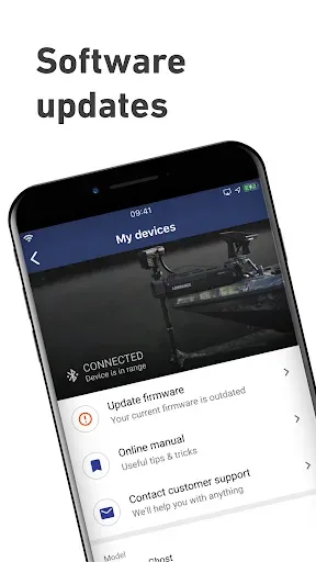 Скриншот 1 — Lowrance: app for anglers