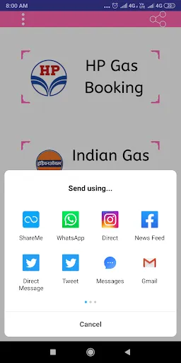 Скриншот 4 — LPG Gas Booking Online (HP, In