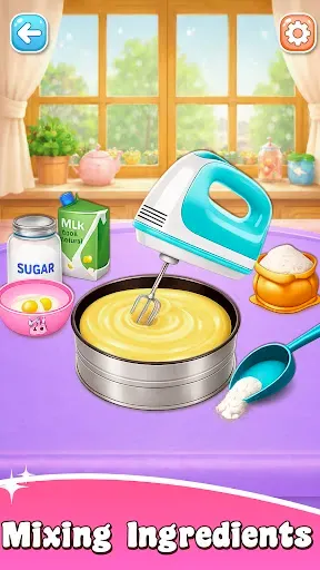 Скриншот 1 — Birthday Cake Maker: Cake Game