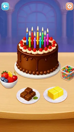 Скриншот 3 — Birthday Cake Maker: Cake Game
