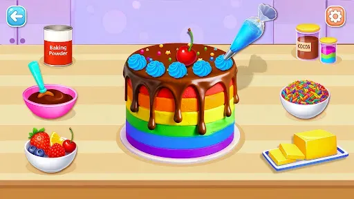 Скриншот 4 — Birthday Cake Maker: Cake Game