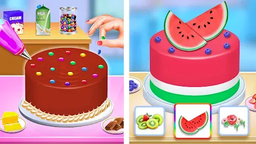 Скриншот 7 — Birthday Cake Maker: Cake Game