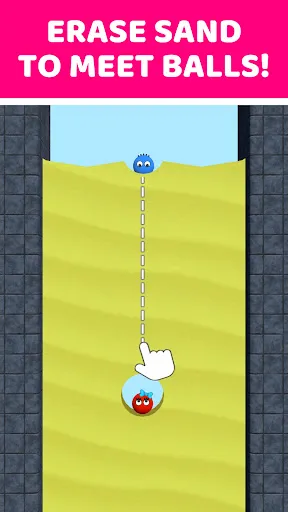 Скриншот 1 — Erase Sand - Lucky Balls