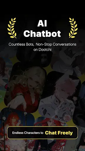 Скриншот 1 — Dootchi: Chat with AI Chars