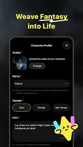 Скриншот 5 — Dootchi: Chat with AI Chars