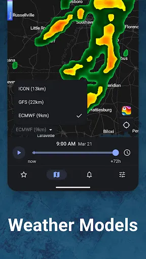 Скриншот 7 — Rain Viewer: Weather Radar Map