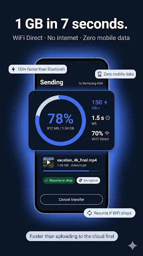 Скриншот 3 — Apk Share — Передача файлов