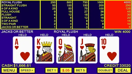 Скриншот 1 — Video Poker Casino Vegas Games