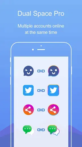 Скриншот 2 — Dual Space Pro -Multi Accounts