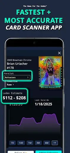 Скриншот 2 — LUDEX Sports Card Scanner +TCG