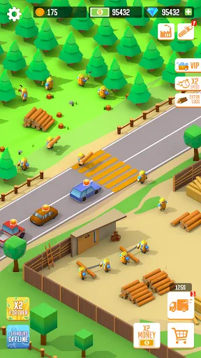 Скриншот 4 — Idle Lumber Empire: Tycoon Inc