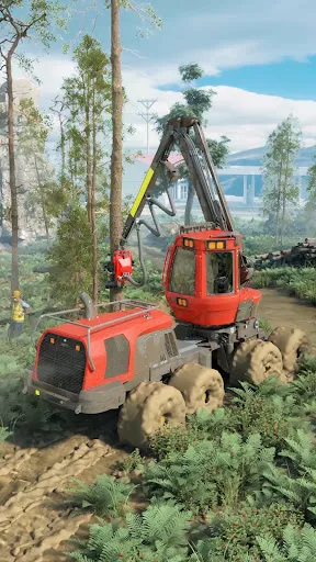 Скриншот 3 — Lumberjack Driver