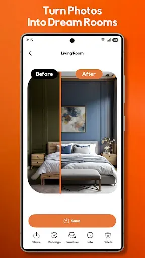Скриншот 2 — Home Style AI: Interior Design