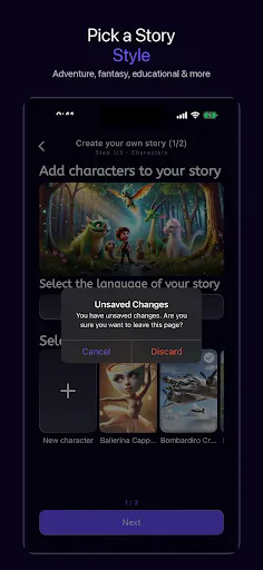 Скриншот 4 — Luna - Custom Stories for Kids