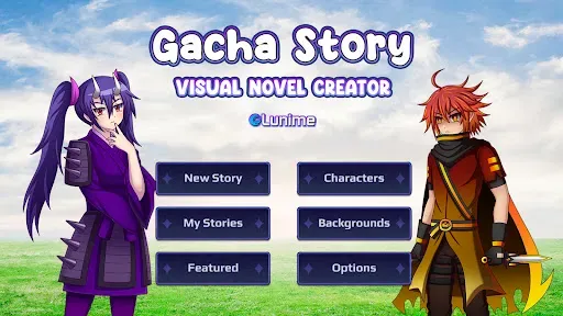 Скриншот 1 — Gacha Story - VN Creator