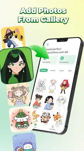 Скриншот 4 — AR Drawing: Draw & Sketch Art