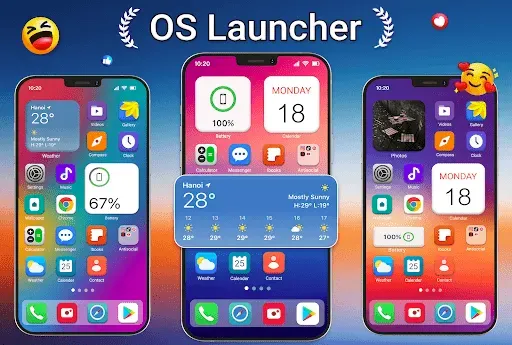 Скриншот 1 — OS Launcher - iLauncher