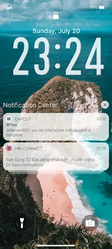Скриншот 1 — Блокировка экрана iOS 26