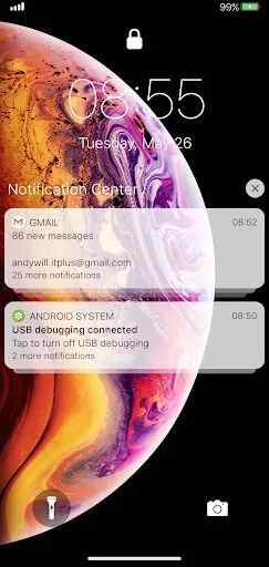 Скриншот 5 — Блокировка экрана iOS 26