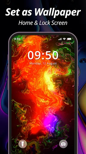 Скриншот 3 — Живые обои: Magic Fluid