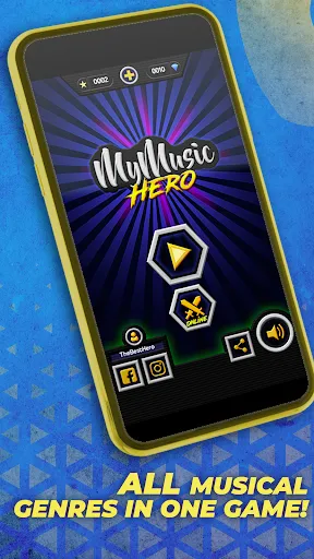 Скриншот 1 — Music Hero Mobile: Guitar Game