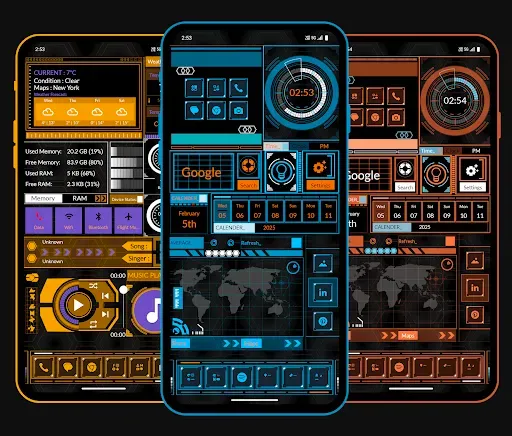 Скриншот 2 — Neonedge Launcher