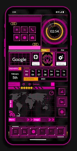 Скриншот 8 — Neonedge Launcher