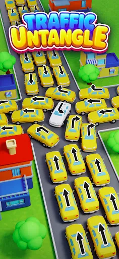 Скриншот 1 — Traffic Untangle: Puzzle Roads