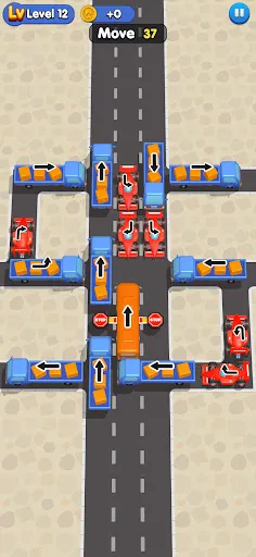Скриншот 2 — Traffic Untangle: Puzzle Roads