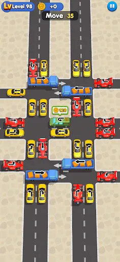 Скриншот 3 — Traffic Untangle: Puzzle Roads