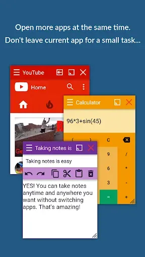 Скриншот 1 — Floating Apps (multitasking)