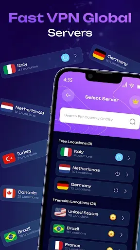 Скриншот 3 — TrustGuard VPN - Fast & Secure