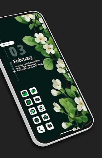 Скриншот 1 — Leafline Launcher